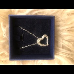 Sterling silver heart necklace